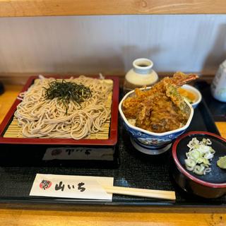 ミニ天丼＋ざるそば(山いち )