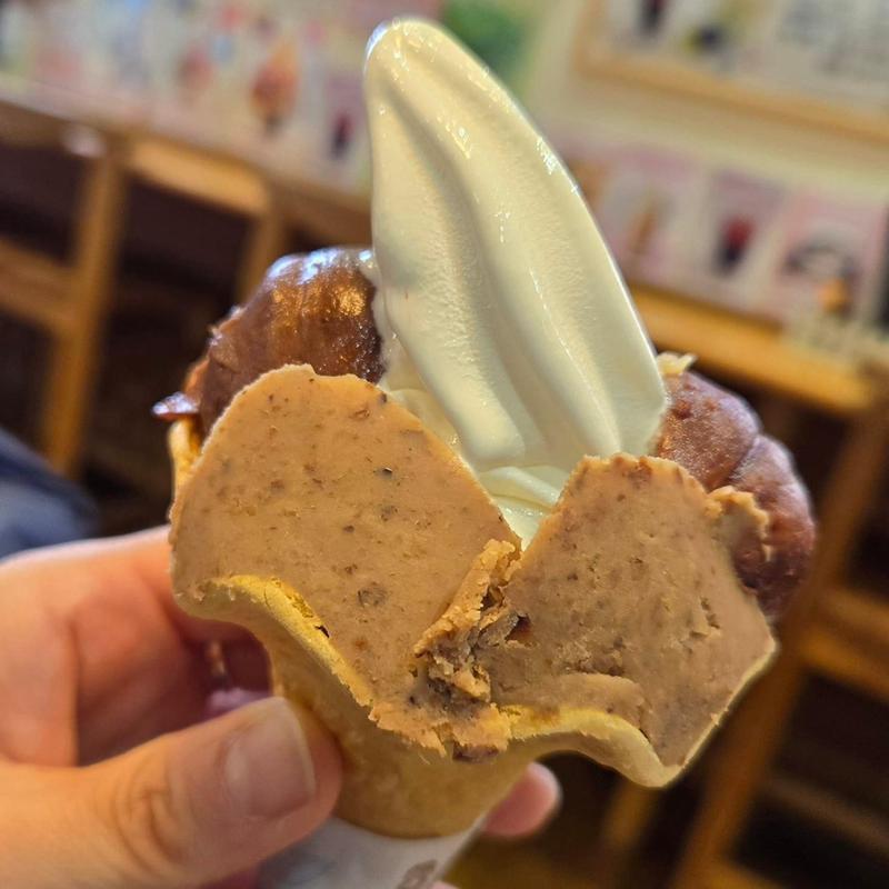 モンブランソフト(道の駅あらかわ土産物店)