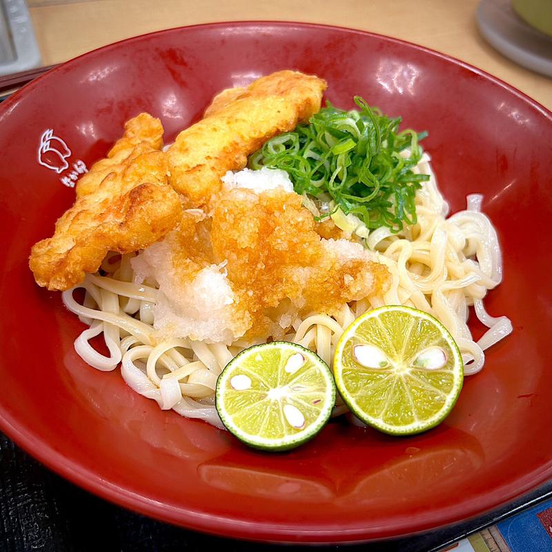 鷄天すだちおろしうどん(なか卯 狛江店 )