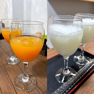 マンゴージュース＆ラッシー(カフェハラール＆グロサリー)