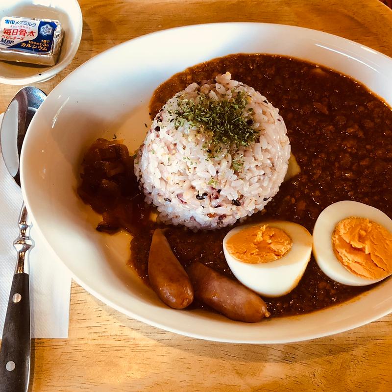 チキンキーマカレー(SAWA coffee)