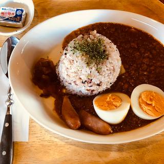 チキンキーマカレー(SAWA coffee)