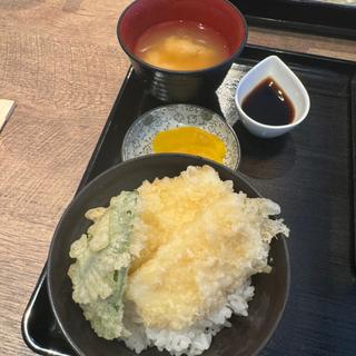 イカ天丼セット(そば処 すずの家)