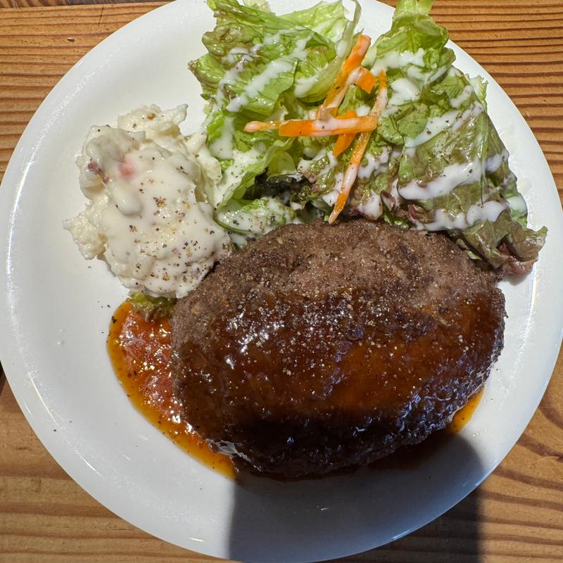 レア塩ハンバーグ(肉の罠)