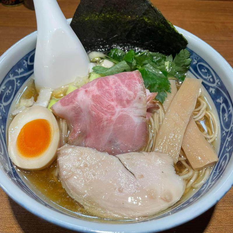 煮干しそば 白醤油(寿製麺 よしかわ 川越店)