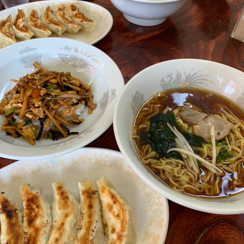 日替わりランチ　スタミナ飯・醤油ラーメン(餃子の砂子 )