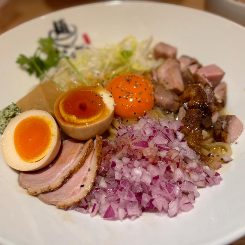 鶏特製まぜそば(麺 銀座おのでら)