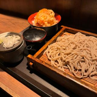 かき揚げ丼セット(十割蕎麦 さ竹 恵比寿店)