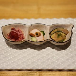 前菜3種盛り(野乃鳥なんば堂)