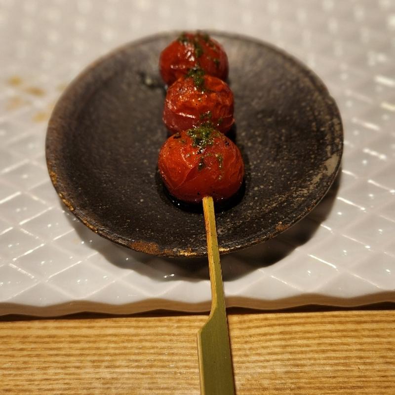 焼きミニトマト(野乃鳥なんば堂)