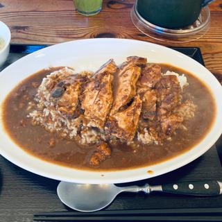 肉カレー(最後にカツ。 )