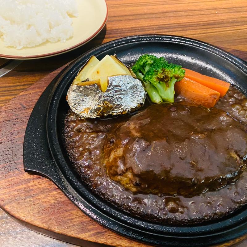 ハンバーグステーキ(ステーキダイニング あさひや)