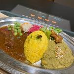 あいがけ2種カレー