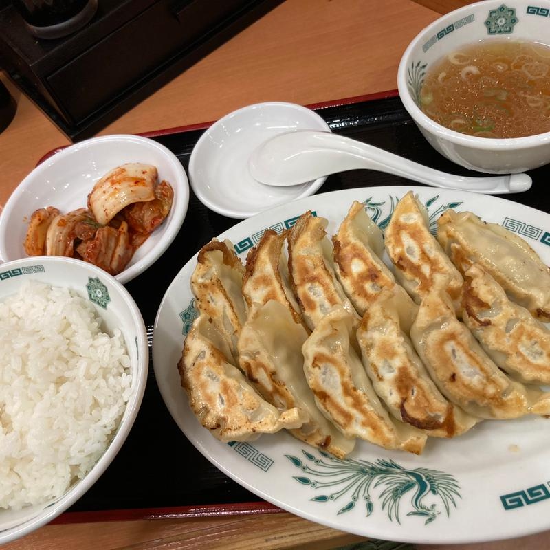 W餃子定食(日高屋 小田急マルシェ永山店 )