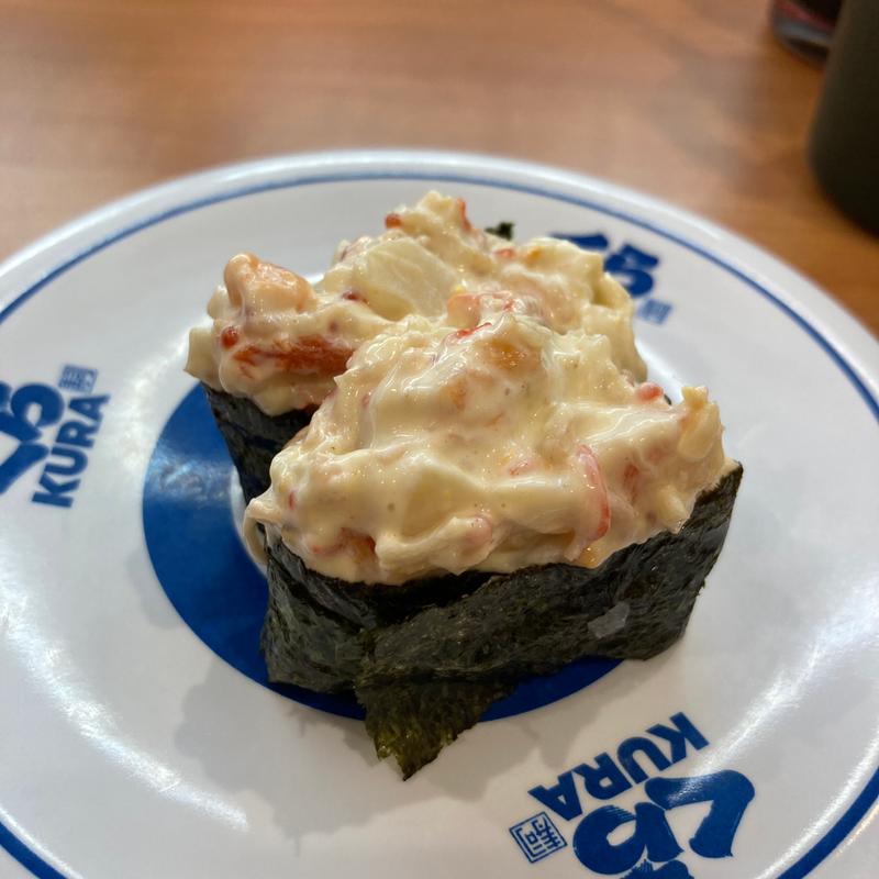 シーフードサラダ軍艦(くら寿司 聖蹟桜ヶ丘駅前店)