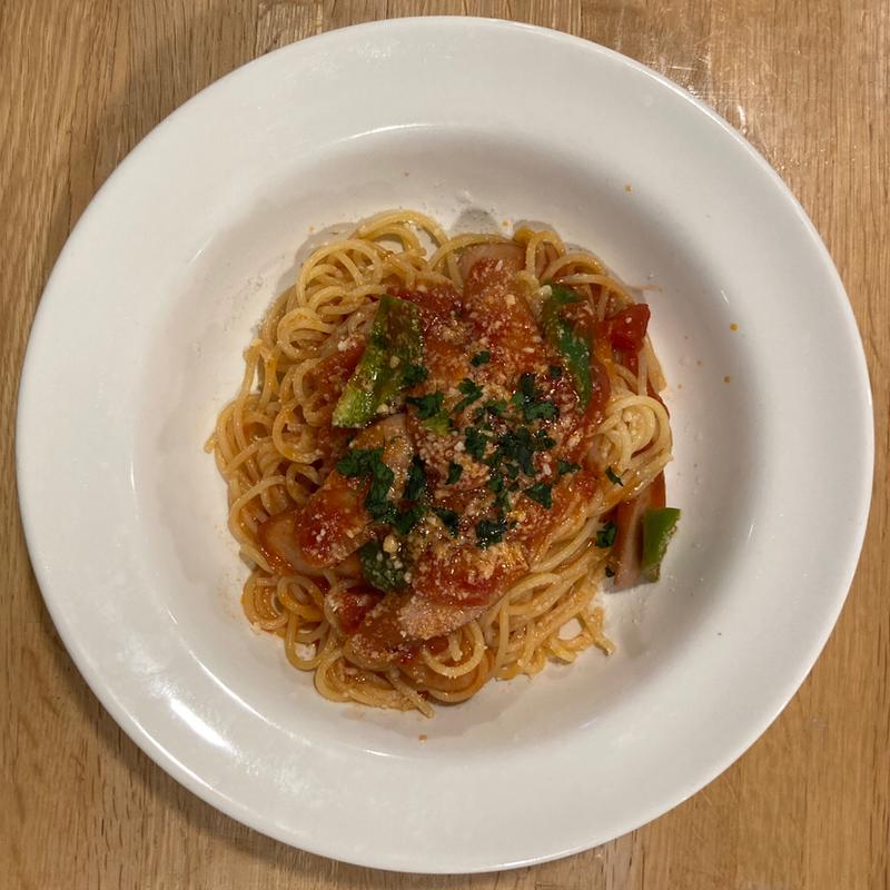 ソーセージナポリタン(ポポラマーマ 聖蹟桜ヶ丘オーパ店)