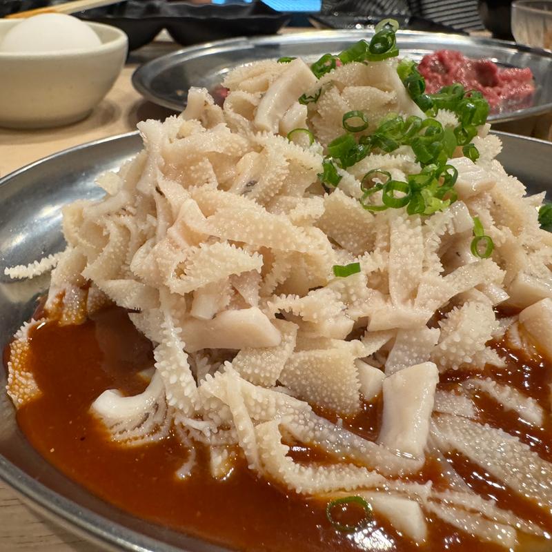 センマイ刺し(焼肉ヒロミヤ四谷4号店)