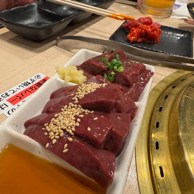 新鮮レバー焼(焼肉ヒロミヤ四谷4号店)