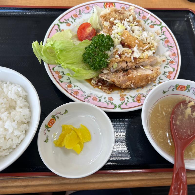 油淋鶏ライスセット(餃子の王将 国道大津店 )