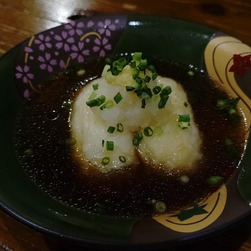 ジーマミ豆腐の揚出し(島料理 海響 （しまりょうり いすん）)