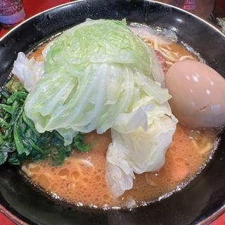 ラーメン中　キャベツ玉子海苔別皿(横浜ラーメン 斎藤家 根岸店)