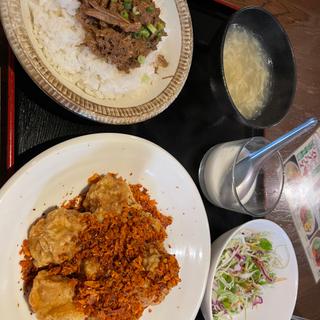 毛沢東唐揚げ定食(青山シャンウェイ 銀座店)