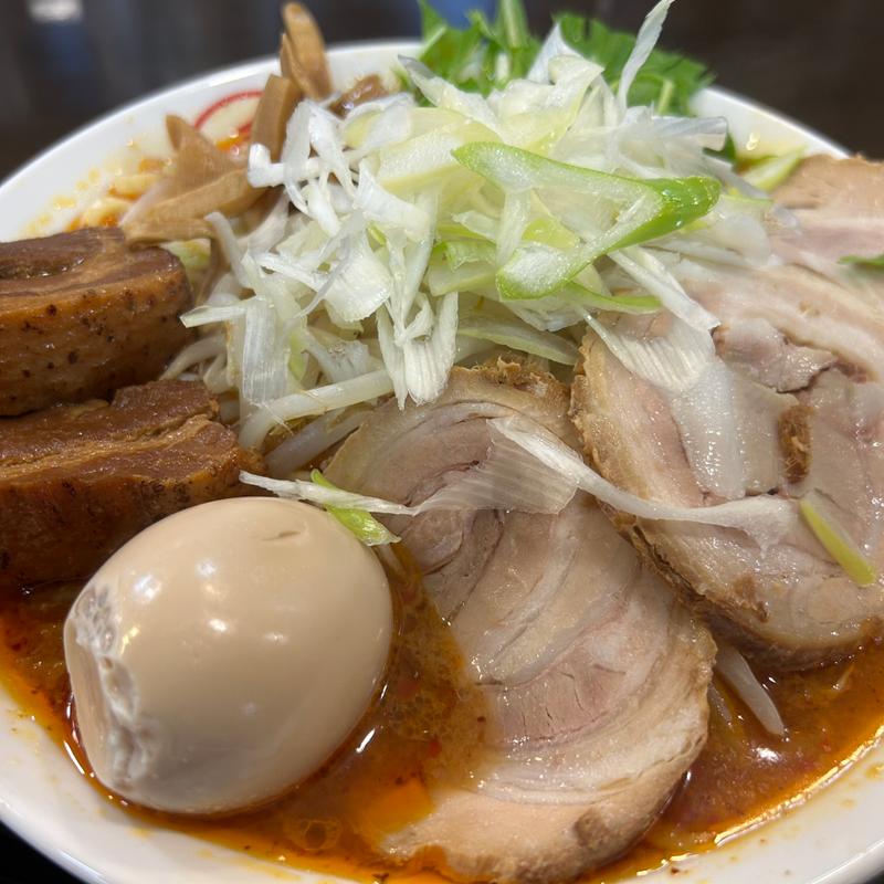 から味肉麺(手打ち麺処 暁天)