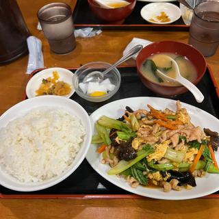 豚肉と木耳玉子炒め(中華料理 晴晴居酒屋)