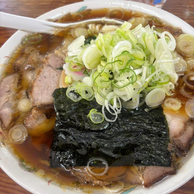 チャーシュー麺 刻みネギ増し(青島食堂 宮内店)