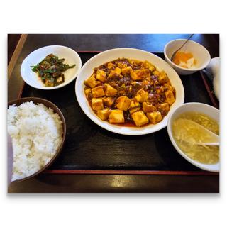 麻婆豆腐セット(金京飯店)