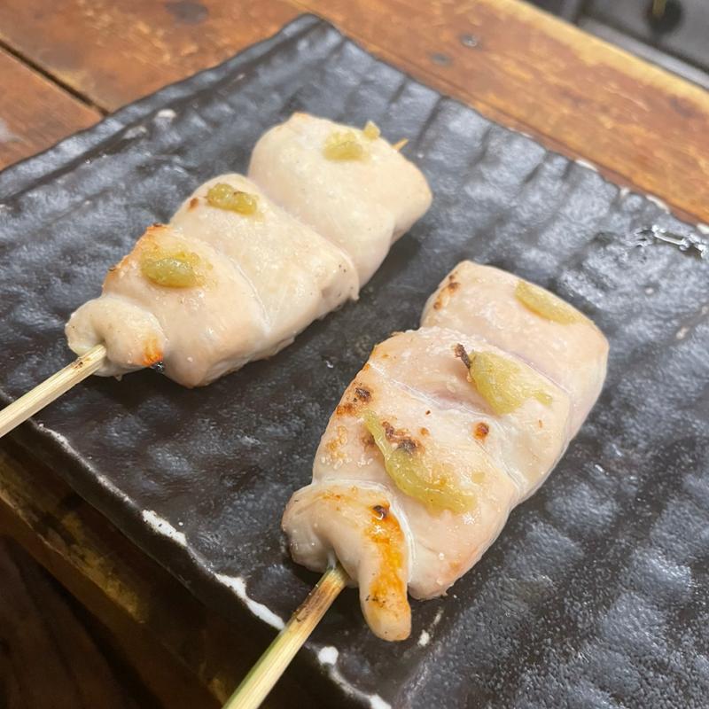 ささみわさび(焼鳥ダイニングごくう 新橋本店)