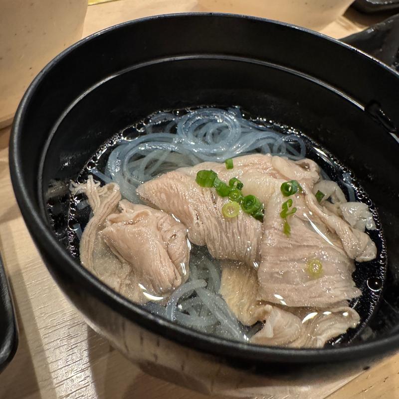 和牛出汁しゃぶ(焼肉ヒロミヤ四谷4号店)