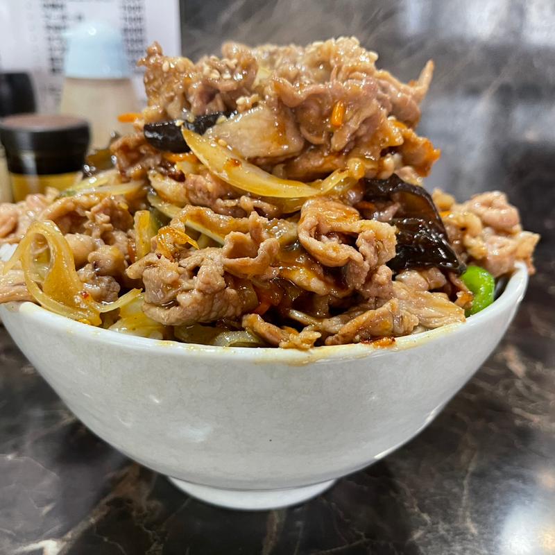 焼肉丼　大盛り(中華料理 末広)