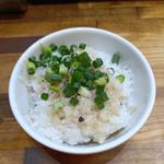 至福の背脂ごはん