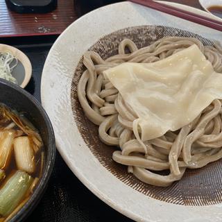 肉ねぎ汁ごぼう麺中