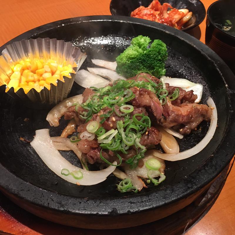 中落ちカルビランチ(松屋やきにくすてぇーき 住道オペラパーク店)