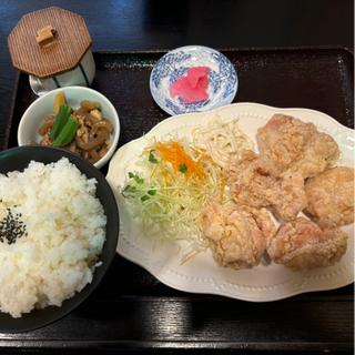 若鶏唐揚げランチ(やぐら西端店)