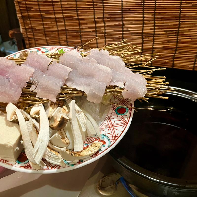 鱧すき　松茸入り(多満喜)