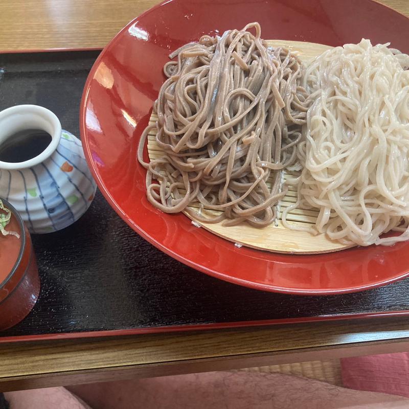 2色蕎麦　大盛り(黒部 そば屋 )