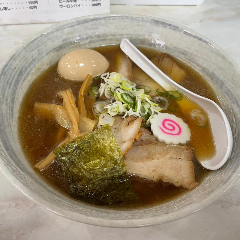 土日限定煮干しラーメン➕チャーシュー増し➕味玉(ラーメン爺 )