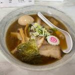 土日限定煮干しラーメン➕チャーシュー増し➕味玉