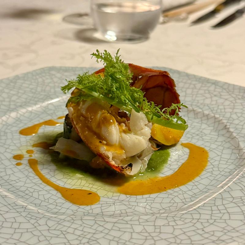 オマール海老のポワレ アメリケーヌソース(アンティキ)