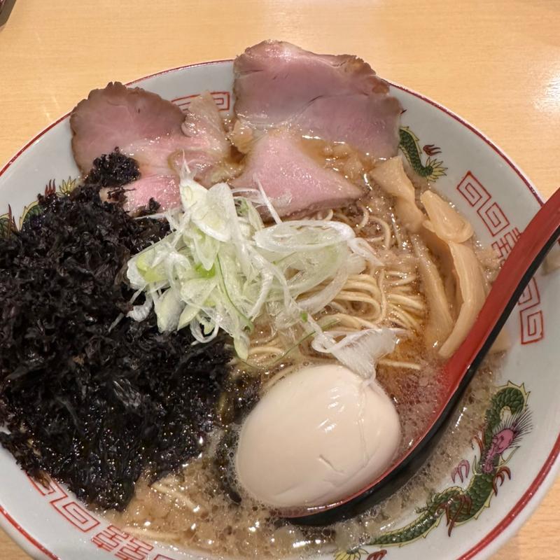 背脂中華 味玉 岩海苔 大盛り(遊仁 （アソビト）)