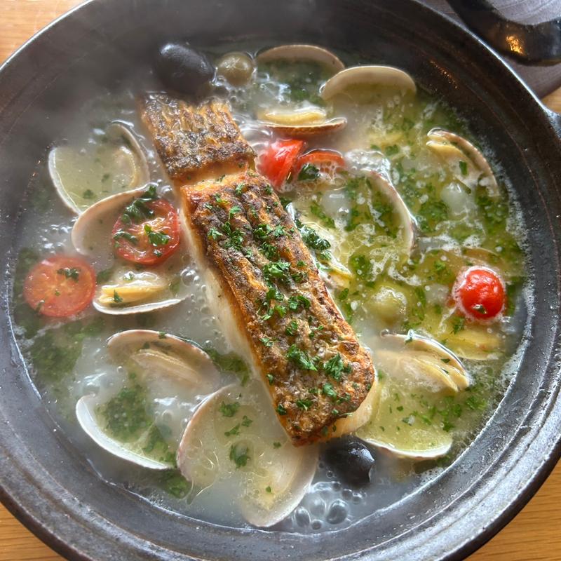 県産鮮魚のアクアパッツァ(古民家 レストラン 平津)