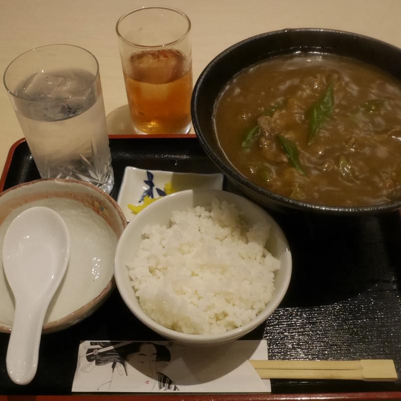 カレーうどん定食(うどん和)