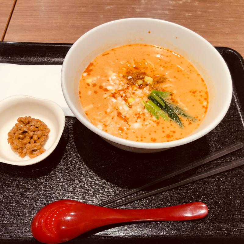 納豆坦々麺(南国酒家 広東麺飯房 パサール守谷下り店 )