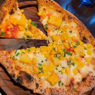 今日のおすすめ　とうもろこしのピザ