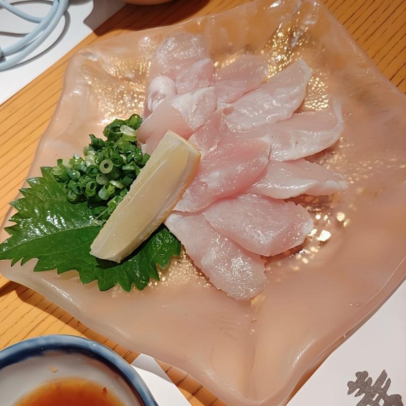 鶏のたたき(うな善)