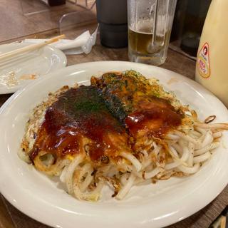 お好み焼き　肉玉うどん(みっちゃん　総本店　)