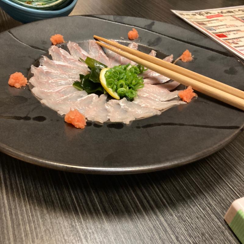 穴子刺し昆布締め(瀬戸内料理 雑草庵 瀬戸)